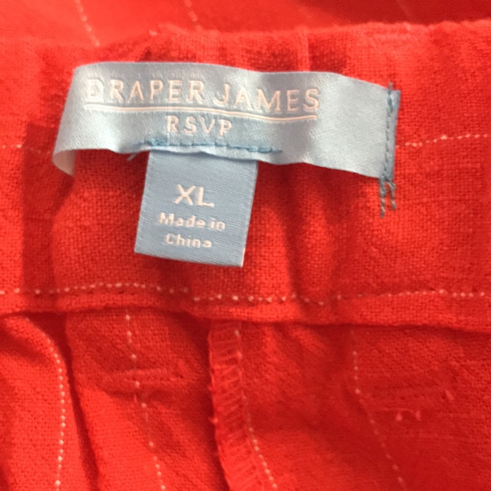 NEW Draper James Linen Shorts. XL - Picture 10 of 10